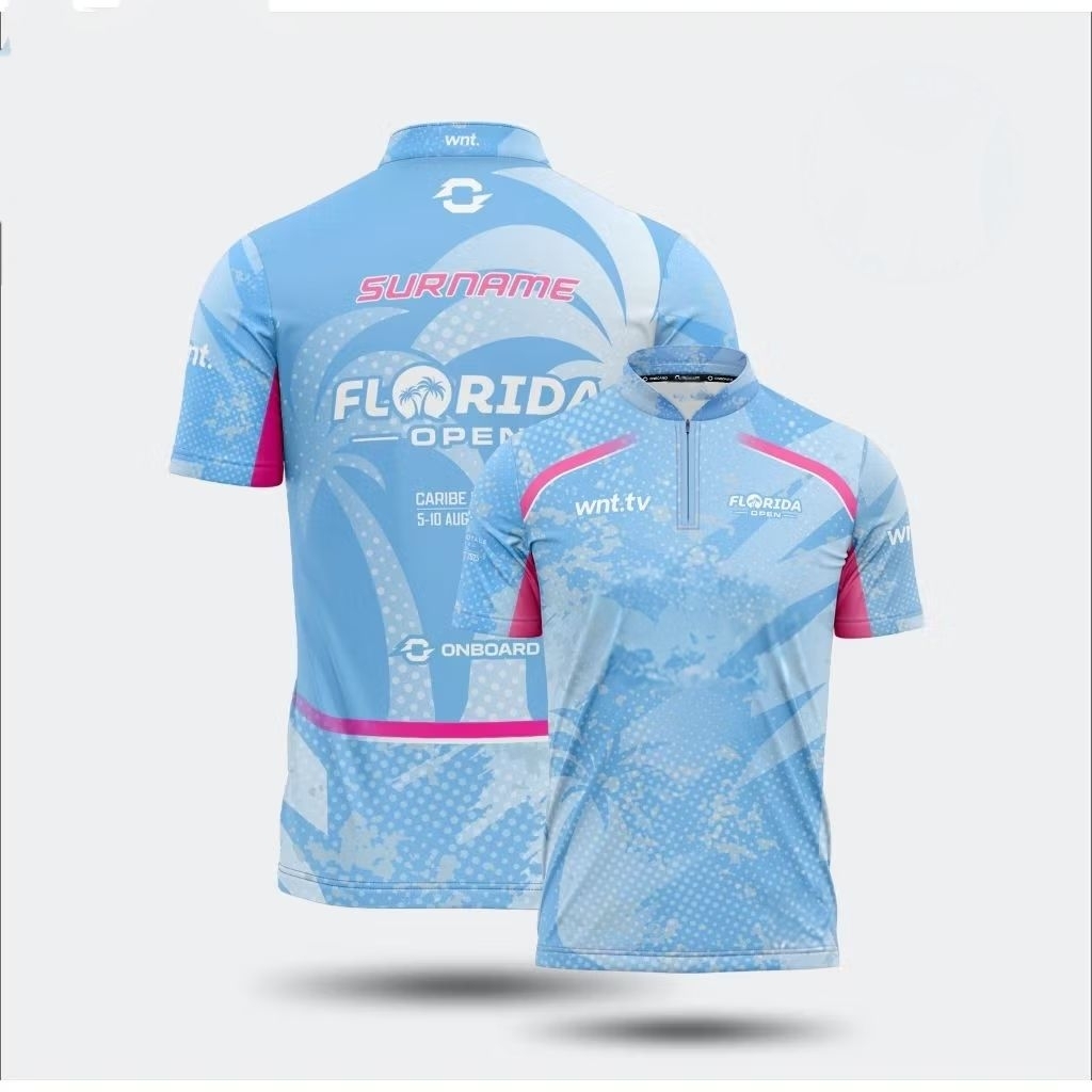 JERSEY BILLIARD WNT FLORIDA BLUE NEW FREE NAMA