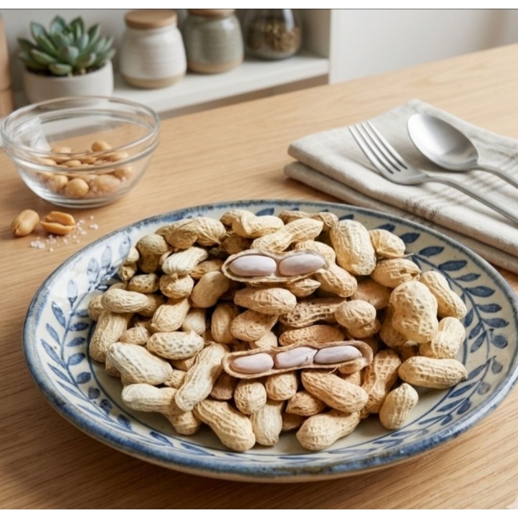 kacang kulit asin