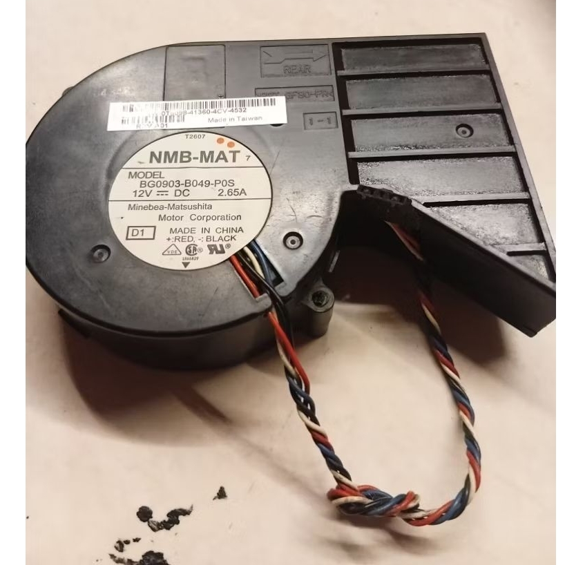 kipas NMB-MAT BG0903-B049-P0S 138mm x 93mm x 33mm. DC12V  2.65A