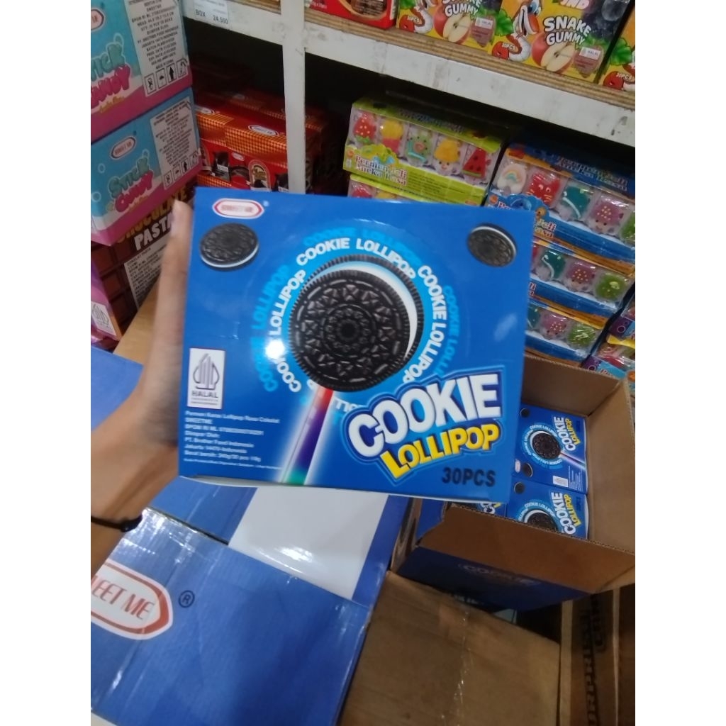 Cookie Lolipop sweetme/Permen lolipop bentuk oreo