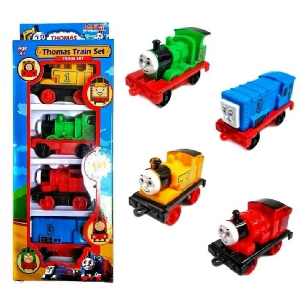 Mainan Anak Kereta Thomas Train Set Mini ISI 4 pcs 311