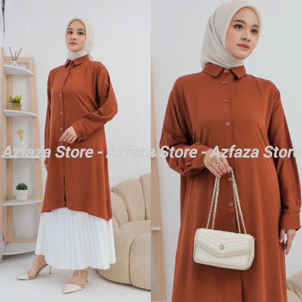 Long Tunik Rayon Twill