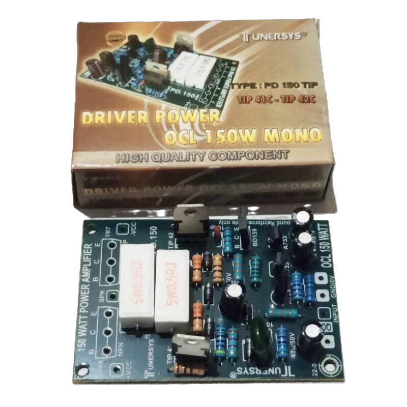 Driver OCL 150Watt Mono By Tunersys Transistor TIP 41C-42C