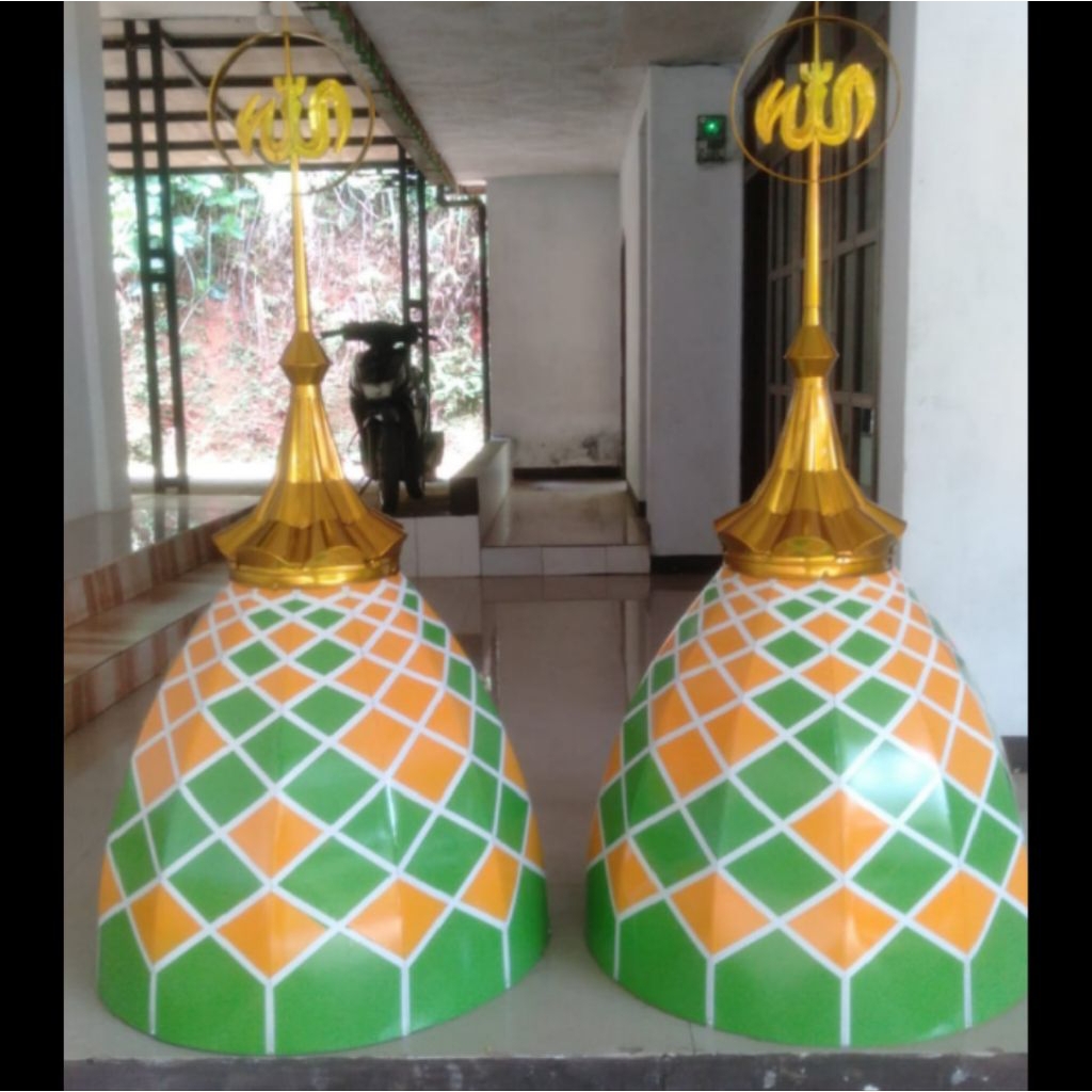 Kubah Masjid galvalum 80 cm tapak bawah berkualitas