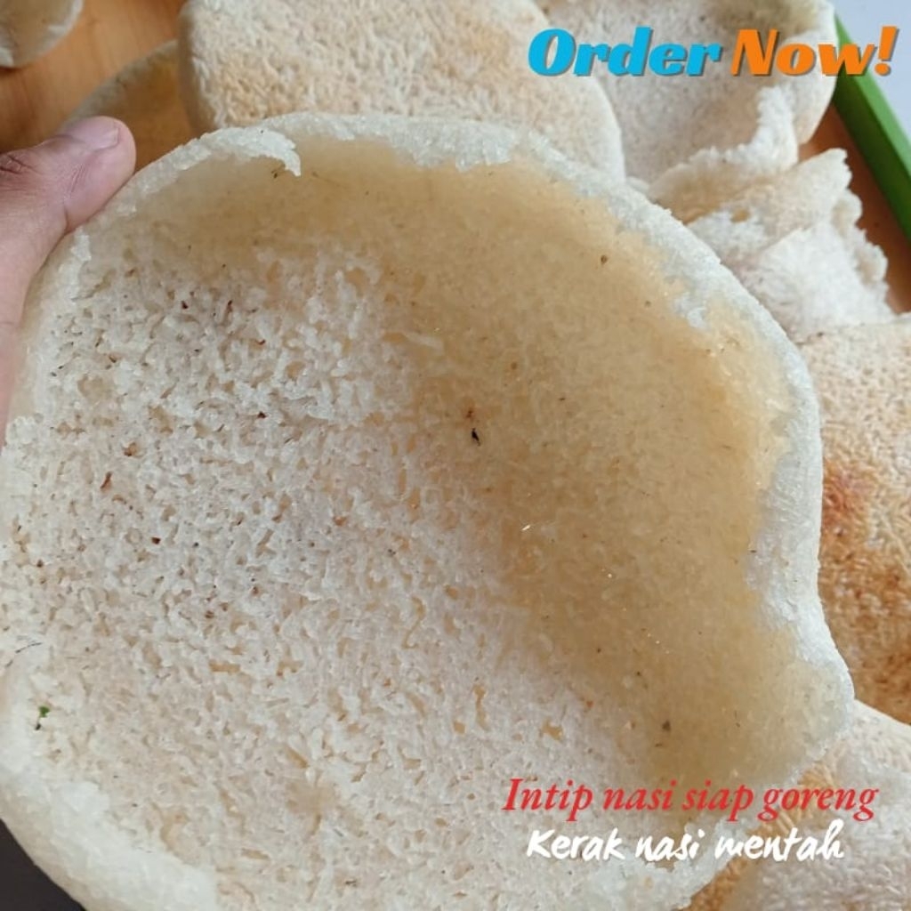 INTIP NASI/ KERAK NASI MENTAH KEMASAN 500g