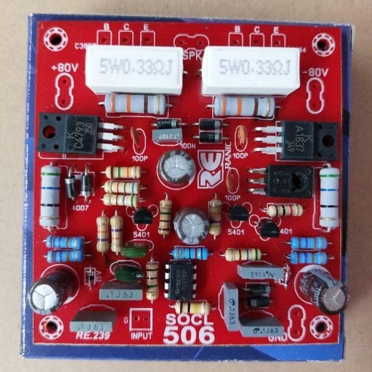 Kit Driver Power Amplifier Super OCL SOCL 506 852