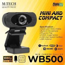 Webcam M-TECH WB600 1080P LED RING LIGHT