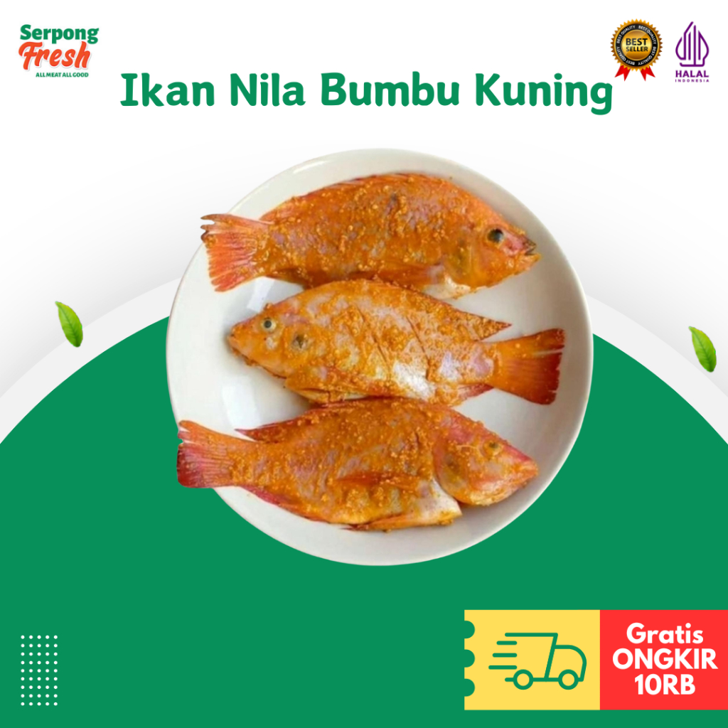 Ikan Nila Bumbu Kuning Frozen - Nila Marinasi