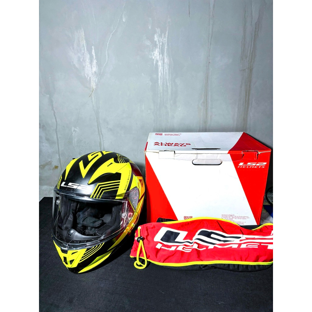 Ls2 Arrow Evo ff323 Neon Hi-vis Black