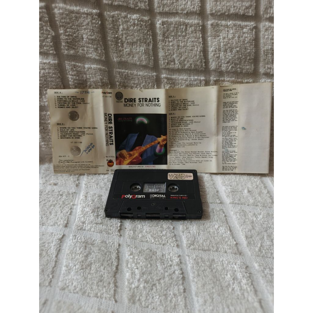 DIRE STRAITS MONEY FOR NOTHING KASET PITA