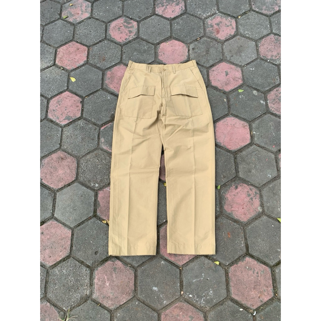 Denime nylon pants