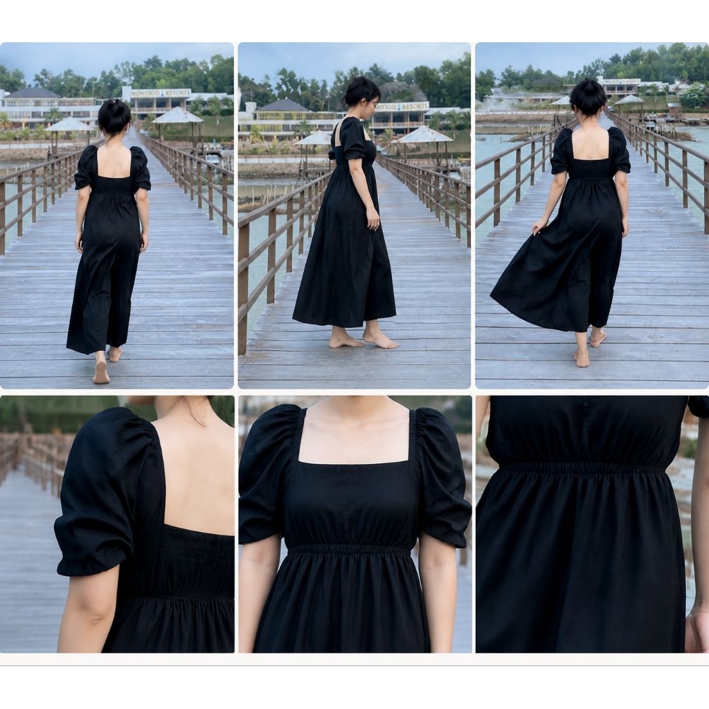 zara dress hitam preloved ORI STORE