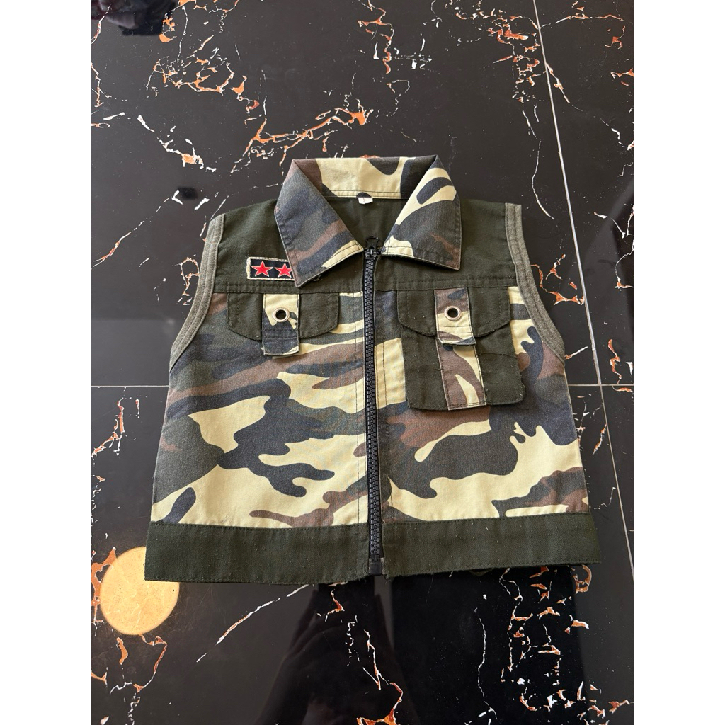 PL ROMPI VEST ANAK LAKI LAKI TENTARA CIMIT