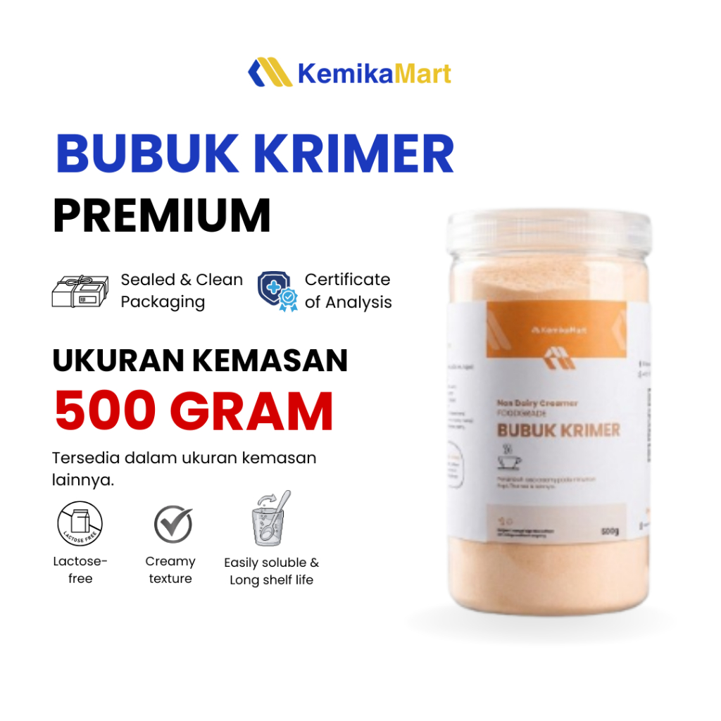 Bubuk Krimer Premium 500gram / Susu Krimer Halal / Creamer Thai Tea, Matcha, Kopi