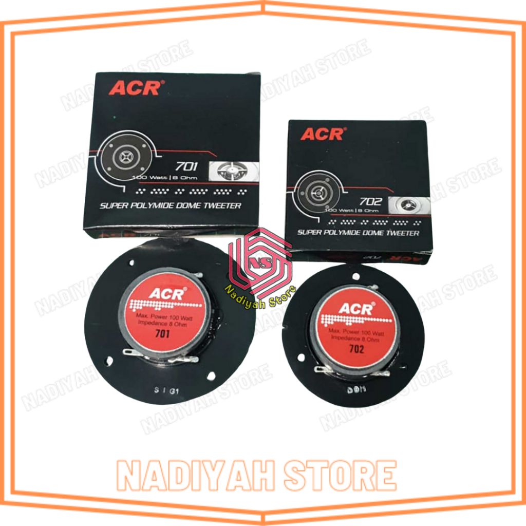 Tweter ACR 701 / Tweter ACR 702 Super Polymide Dome Tweeter Berkualitas