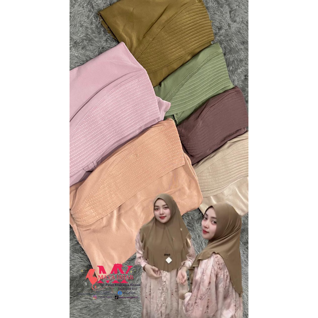 HALIMA - Hijab instan pet jersey / Zahira