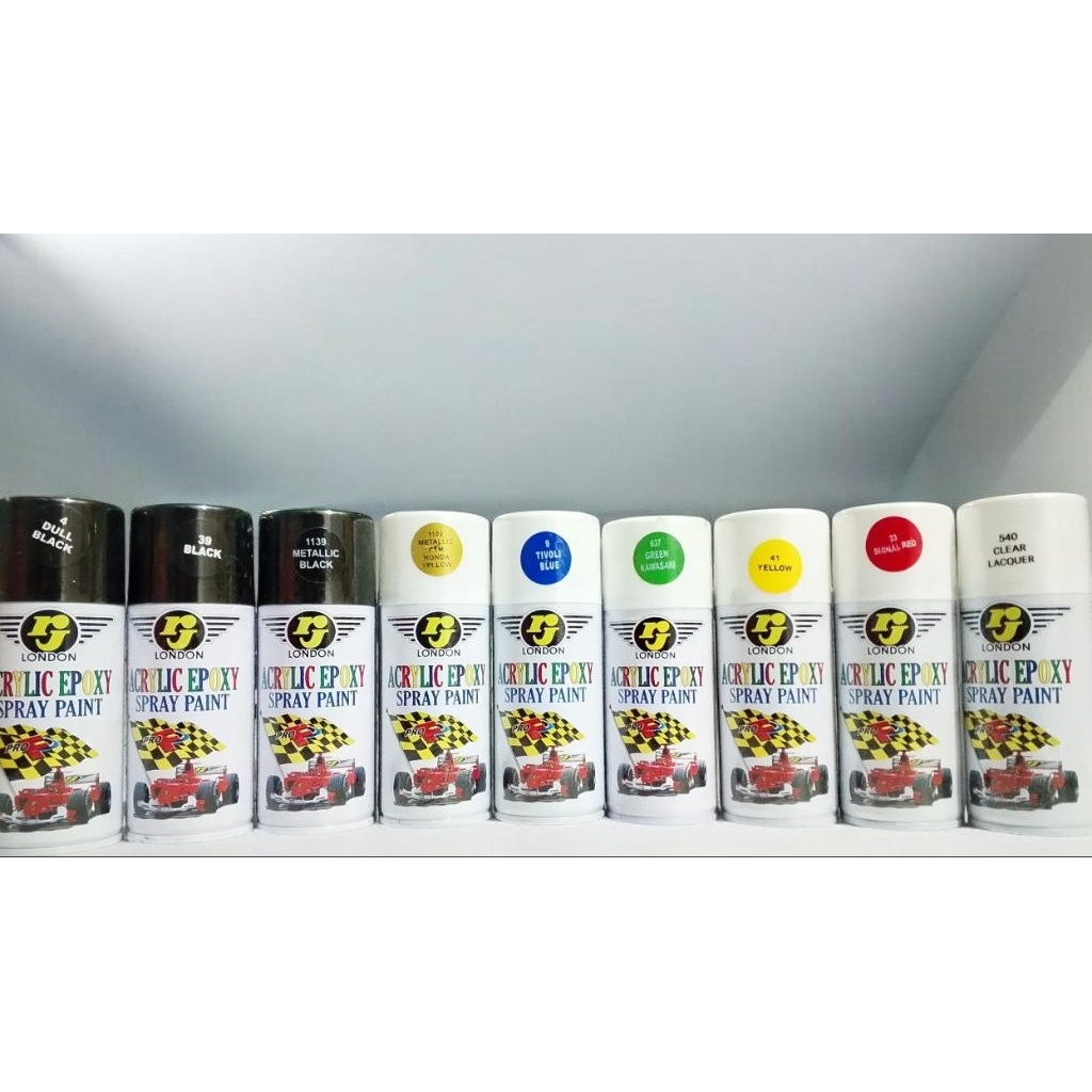 pilox/Pilok  Rj London 150cc Hitam/hitam doff/hitam metalic/clear pernis