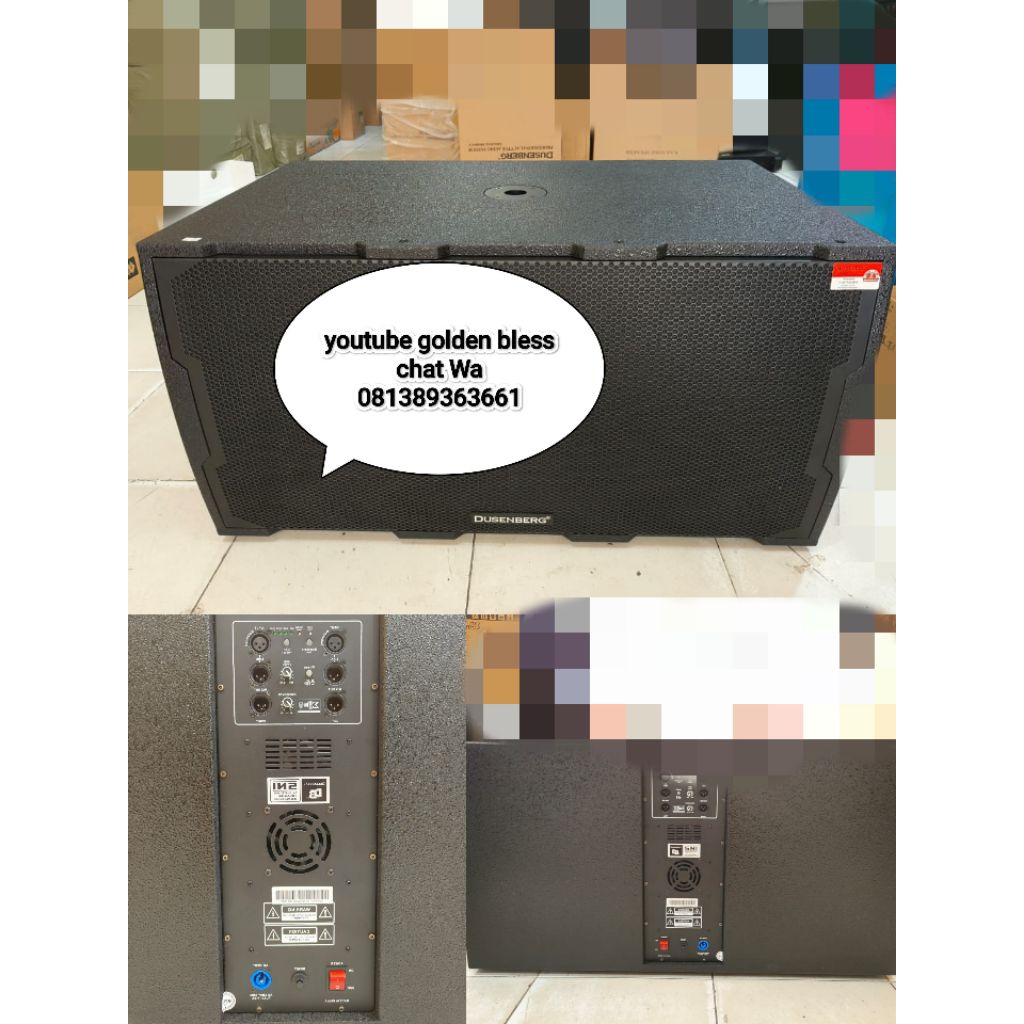 Pilih variasi subwoofer Dusenberg Las vegas / DB 008 12 pro / DB 008 15 pro / DB 008 18 pro original