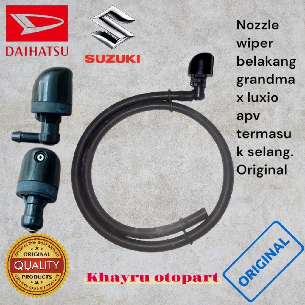 Nozzle wiper belakang granmax luxio apv termasuk selang Original