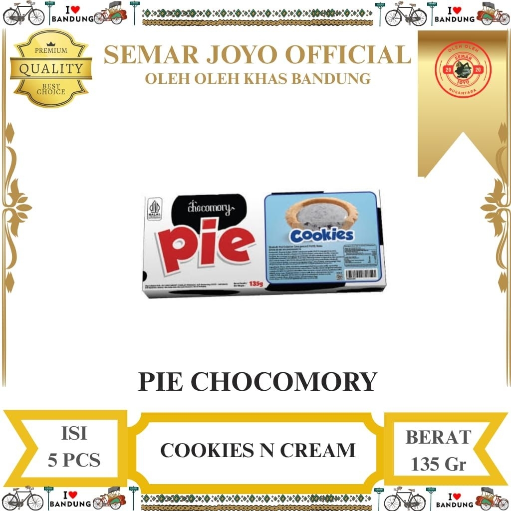 Pie Chocomory Isi 5 | Oleh Oleh Khas Bandung