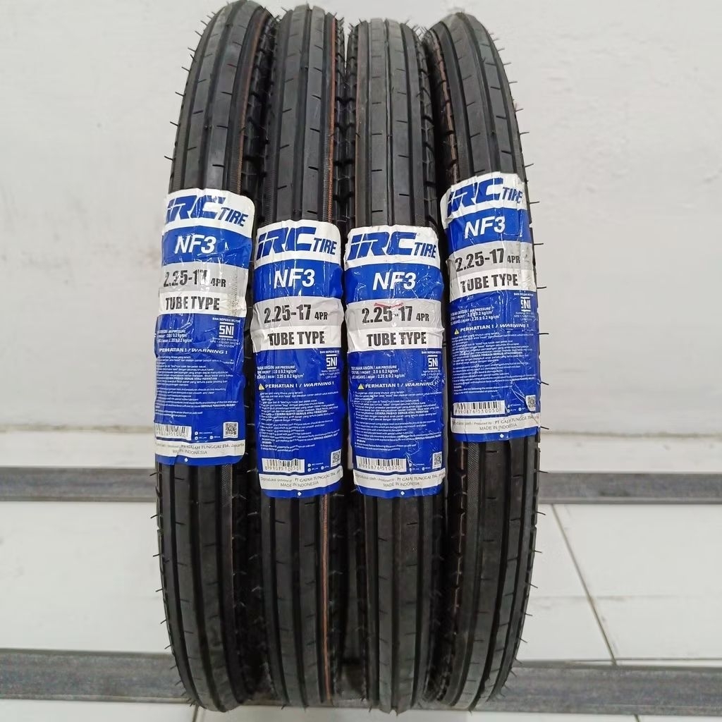 BAN LUAR MOTOR IRC 225-17 225 Ring 17 Universal NF3 Bunga Lurus - Bukan Tubeless