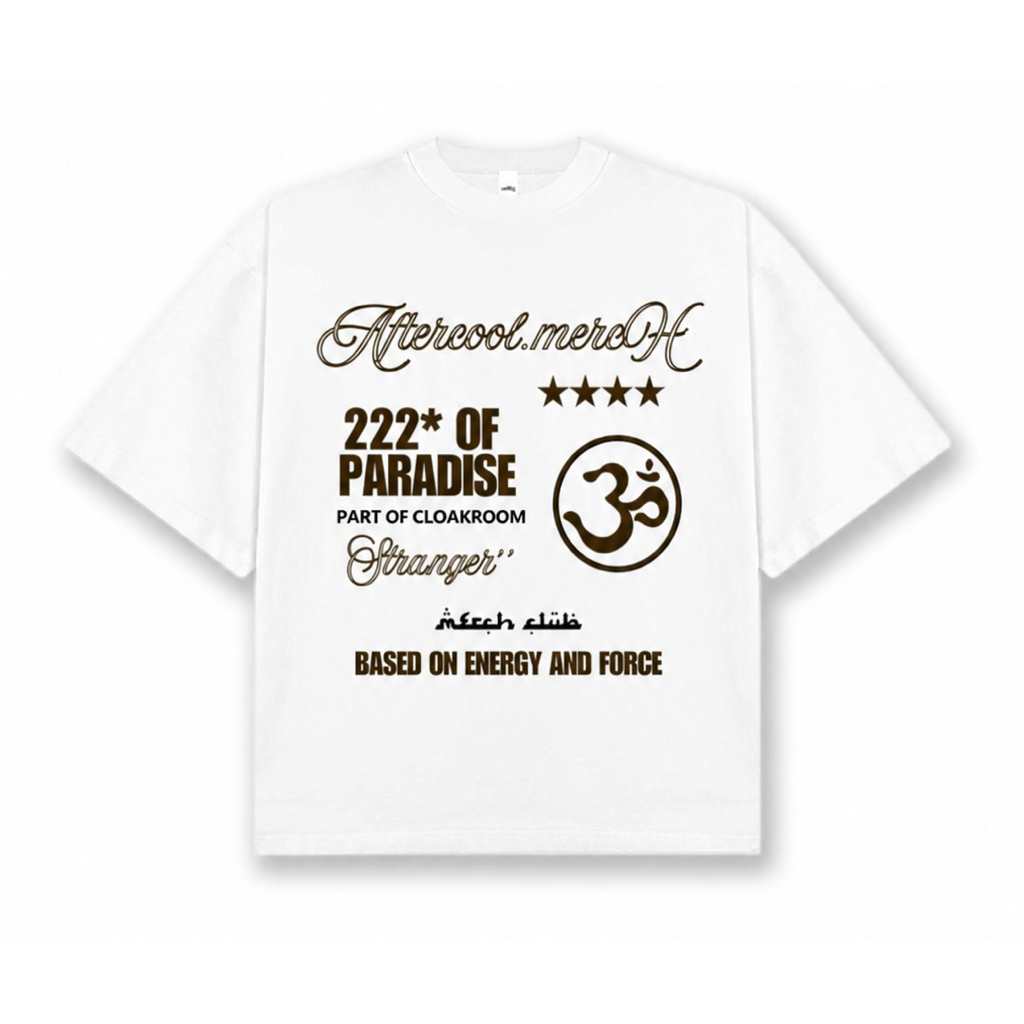 AFTERCOOL T-SHIRT OVERSIZE BOXY PARADISE