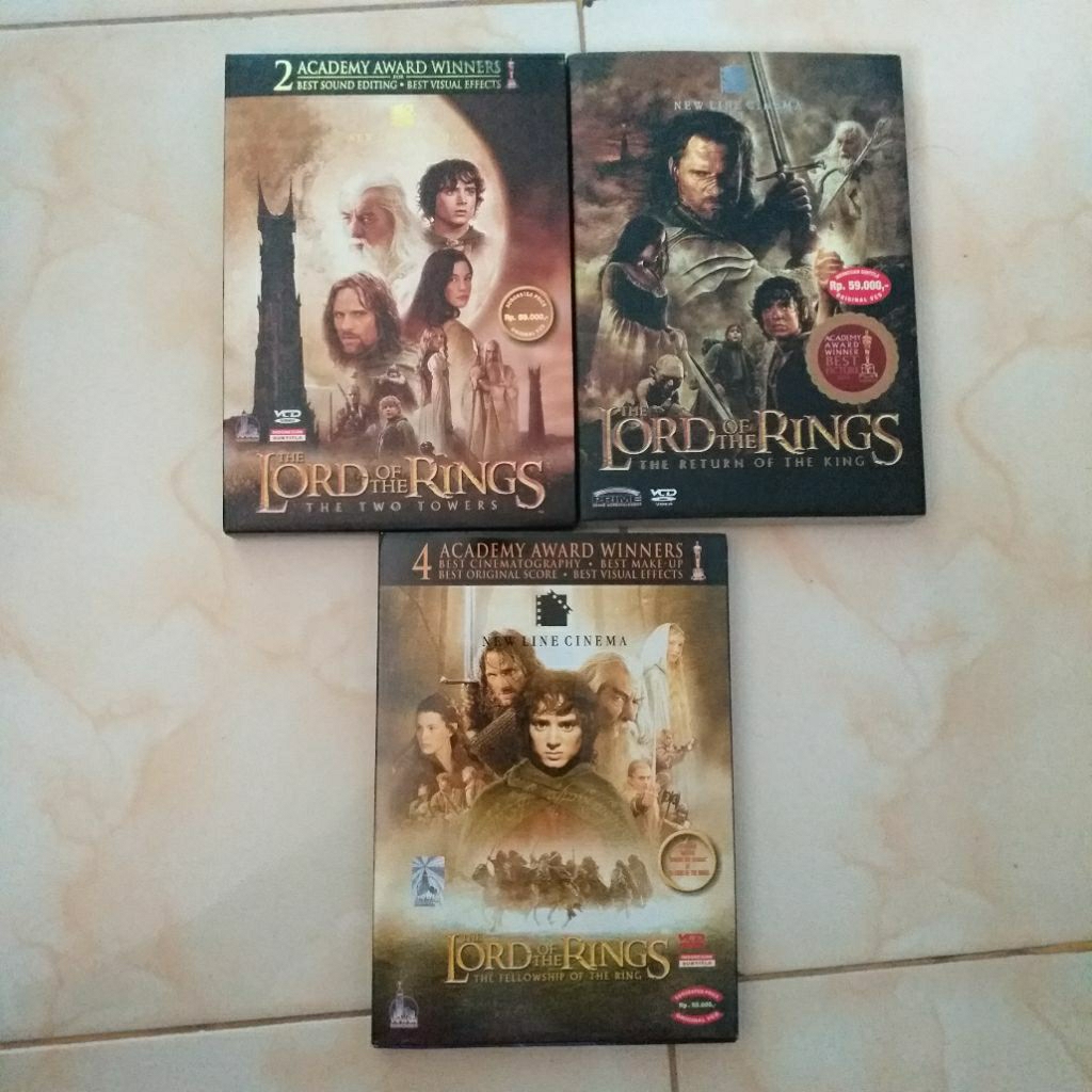 Vcd original trilogy The Lord of the Rings