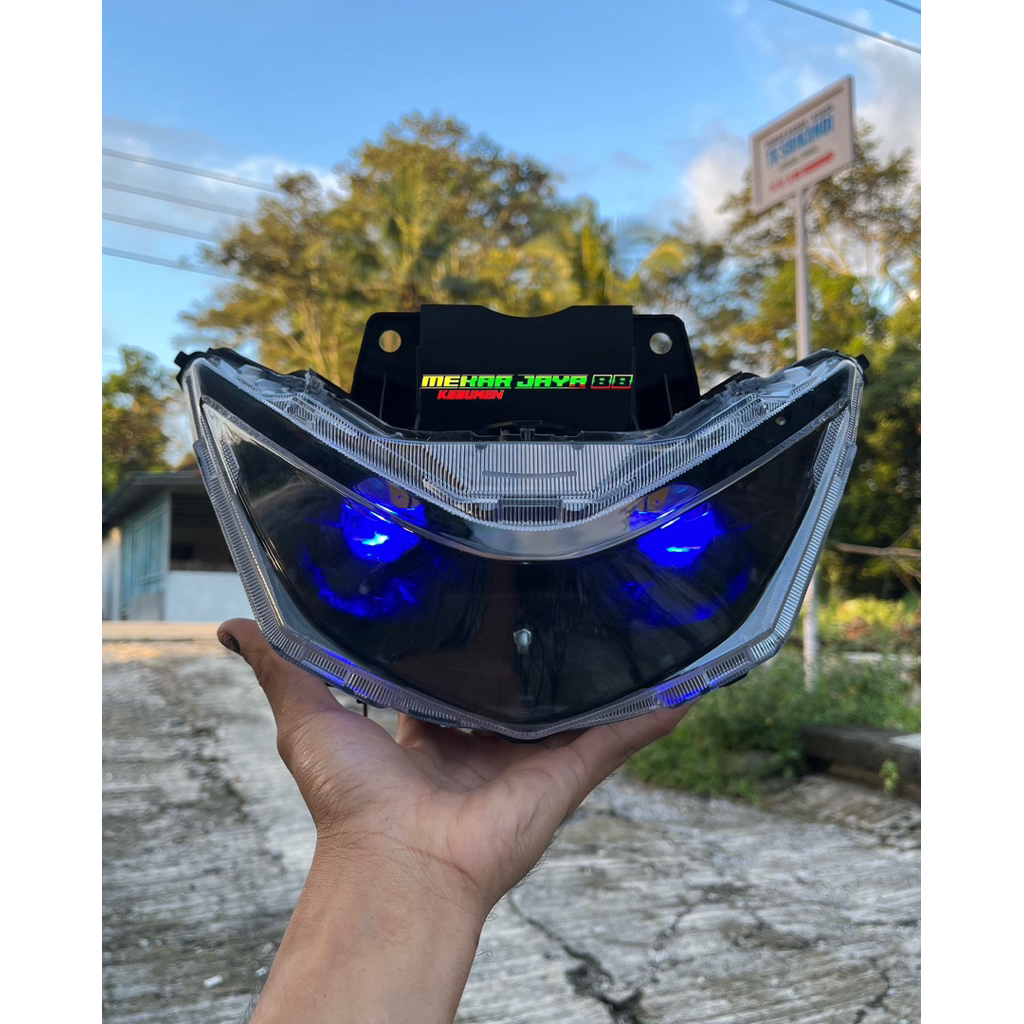 Lampu Biled Soket H4 BEAT DELUXE GEN 1 Beat Street CBS 2020-2023 custom h4