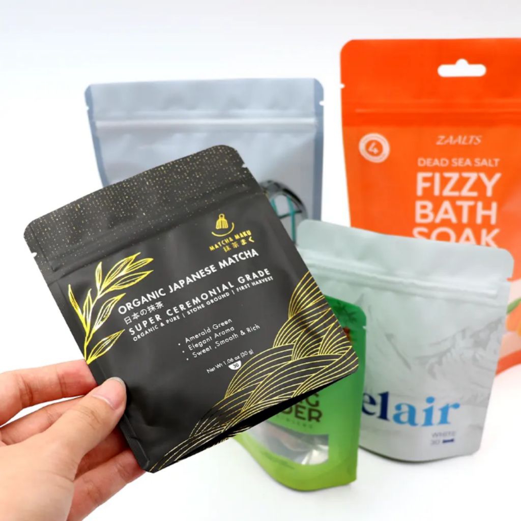 STANDING POUCH  ZIPPER/ZIPLOCK FULL PRINTING KEMASAN MAKANAN