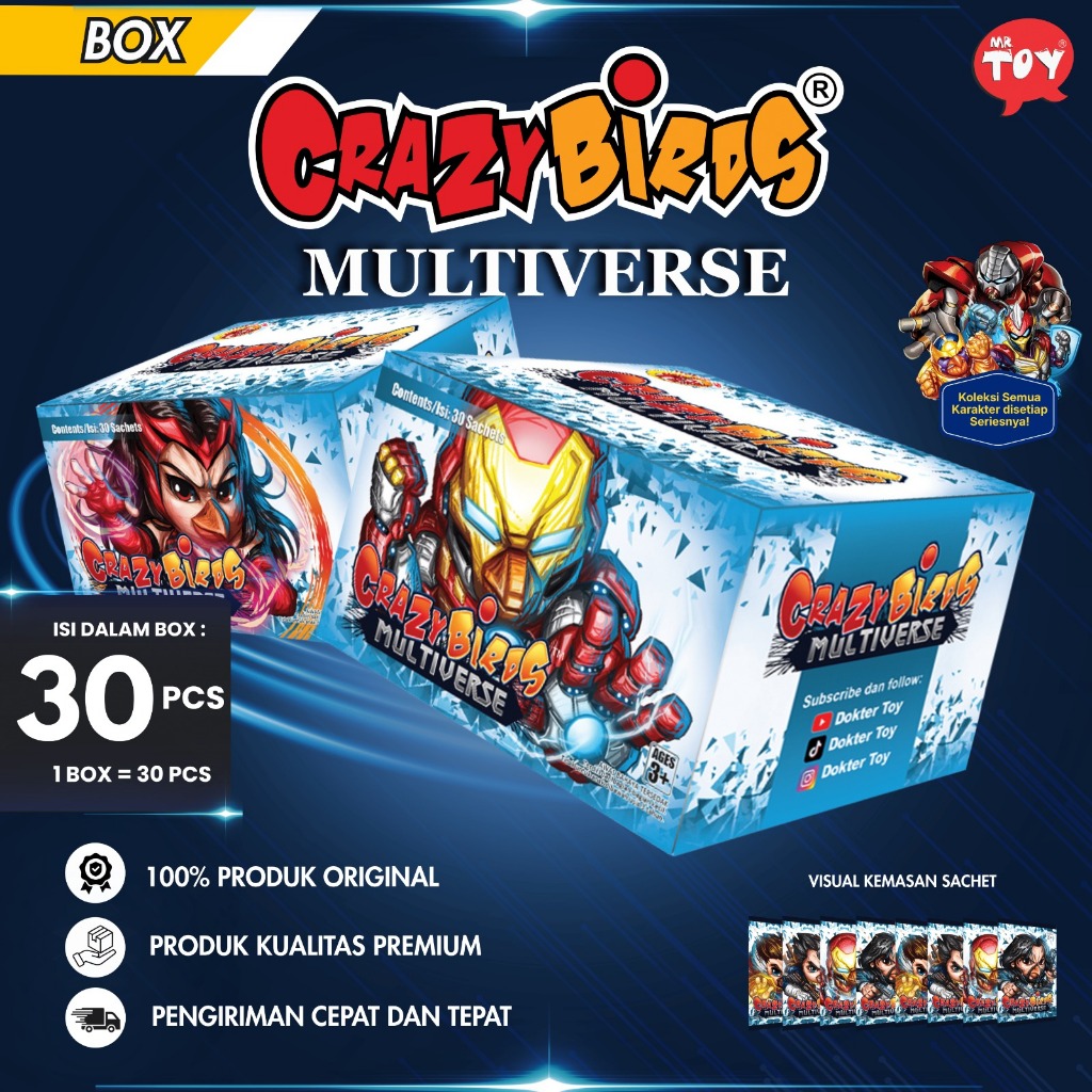 CRAZY BIRDS MULTIVERSE - BOX