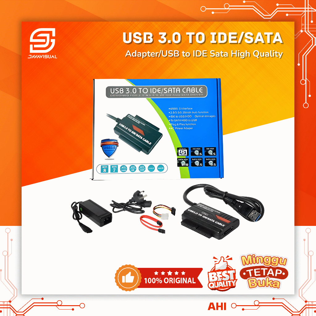 [JaVis] USB 3.0 R DRIVER III SATA IDE CABLE HDD HARDISK 3,5" 3.5INCH CONVERTER USB3.0