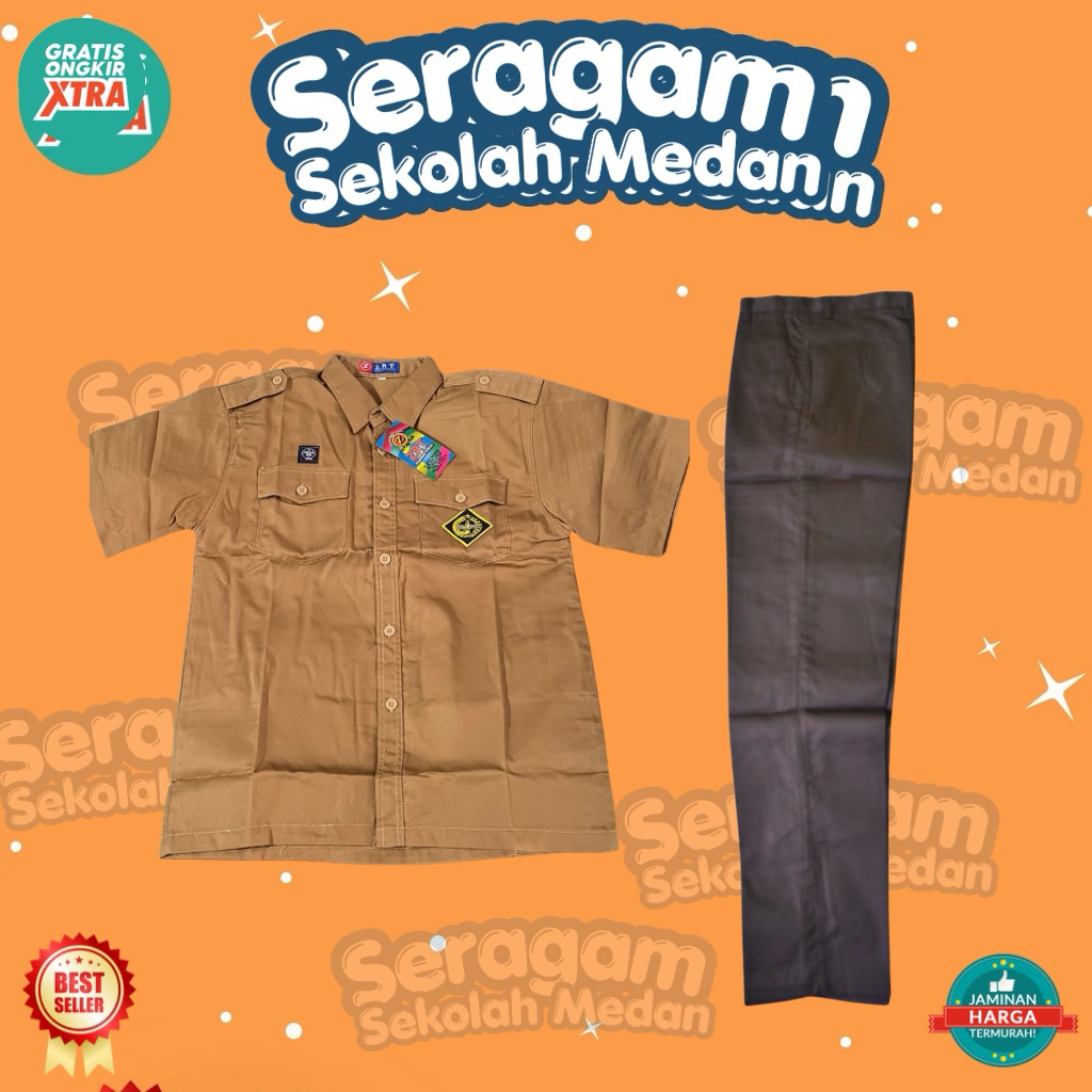 SETELAN PRAMUKA LAKI LAKI SMP SMA BAJU PRAMUKA LAKI LAKI SERAGAM PRAMUKA LAKI LAKI SERAGAM SEKOLAH P