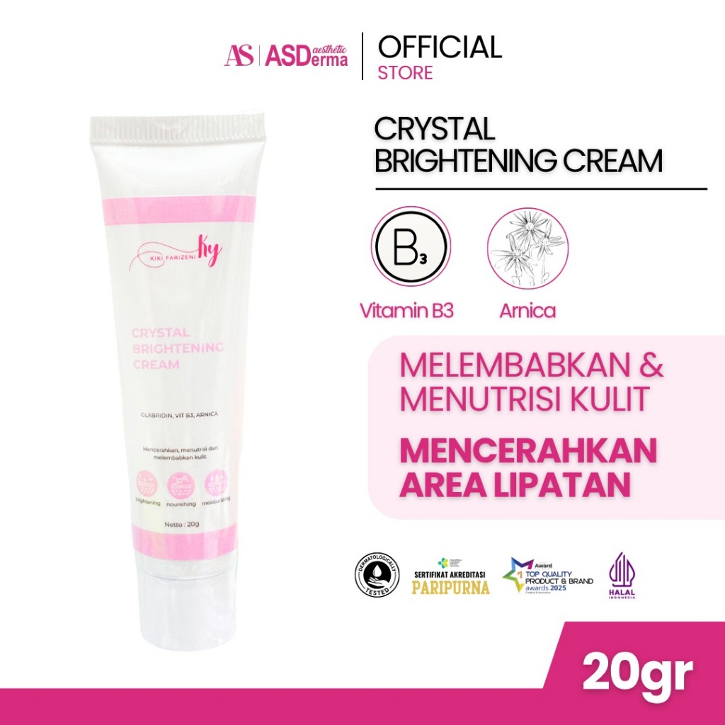 Asderma Aesthetic Crystal Brightening Cream 20gr