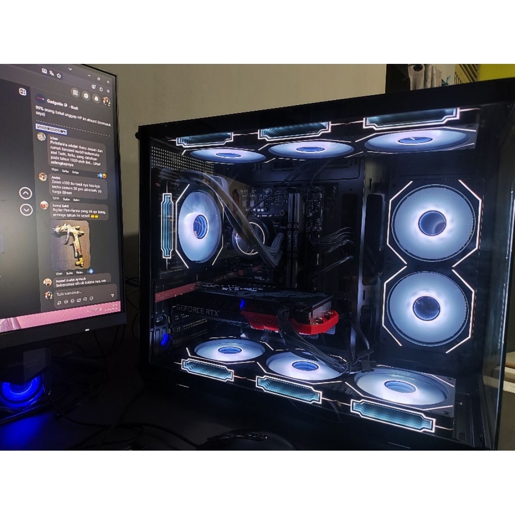 PC gaming dan monitor 24"