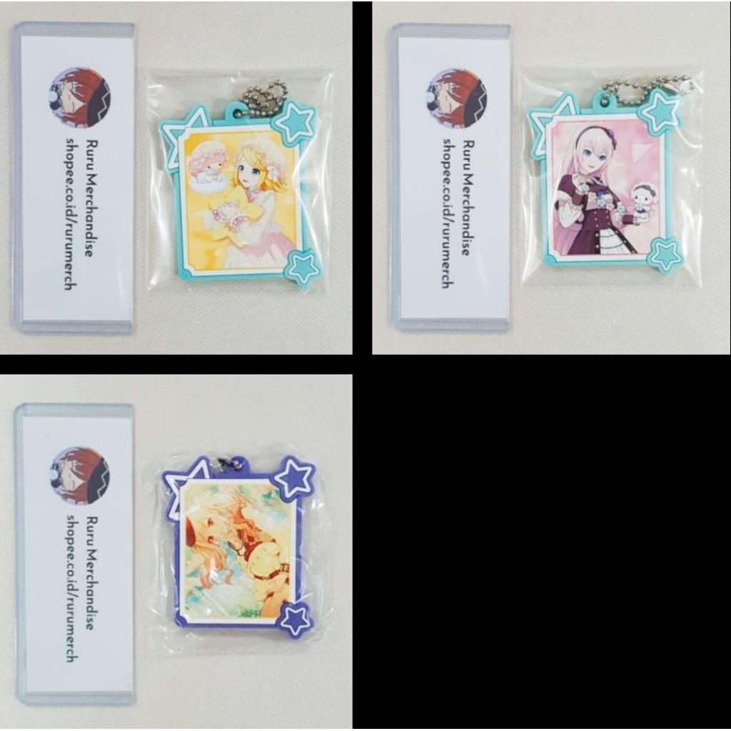 Project Sekai Proseka Sanrio Square Rubber Charm