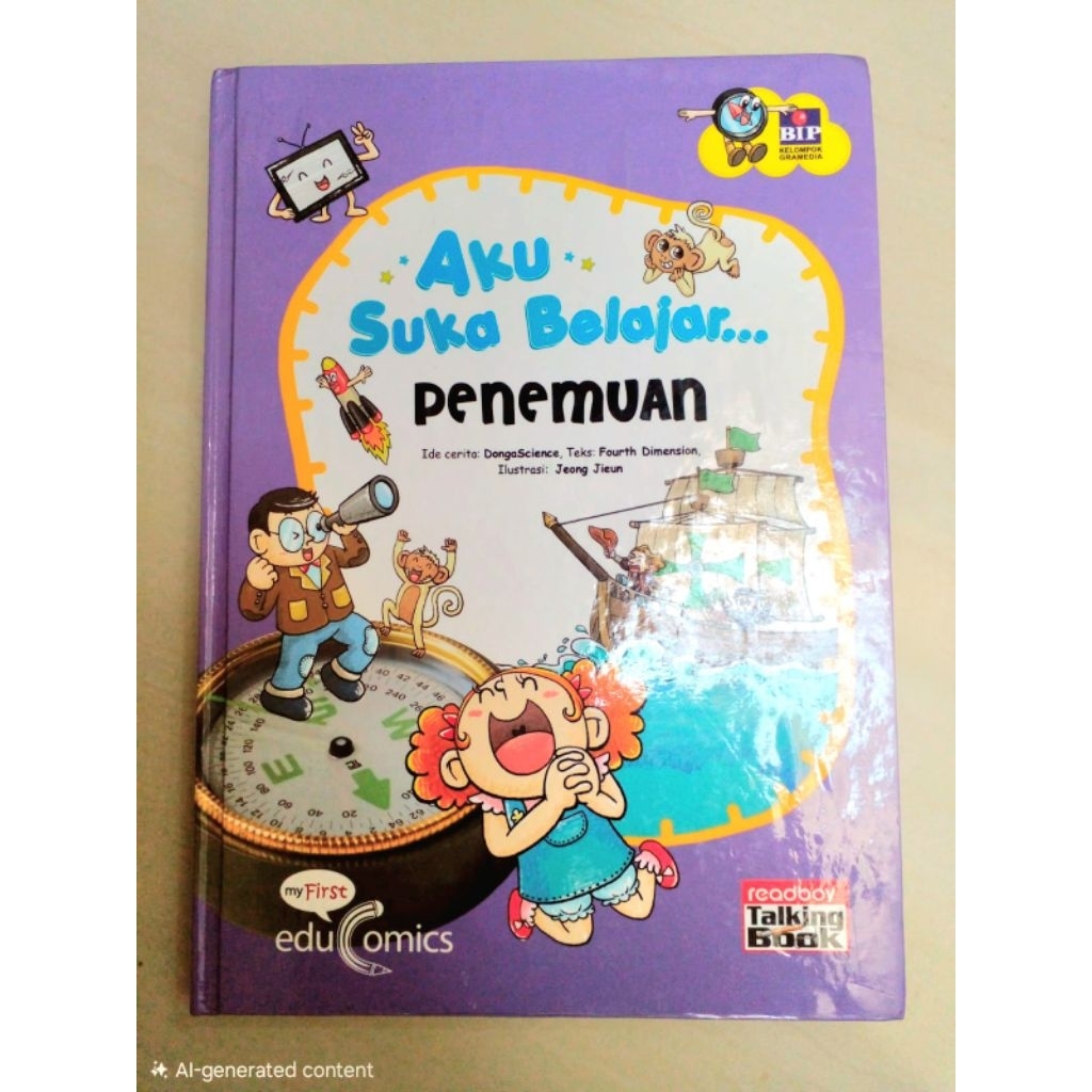 Buku seri Aku suka belajar Educomics Preloved