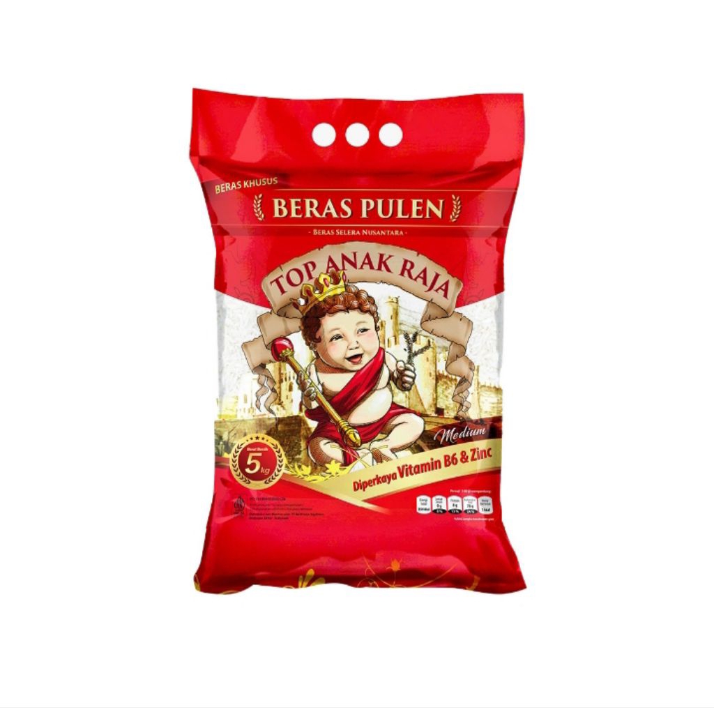 10 KG BERAS TOP ANAK RAJA/ BERAS PREMIUM ANAK RAJA 10 KG