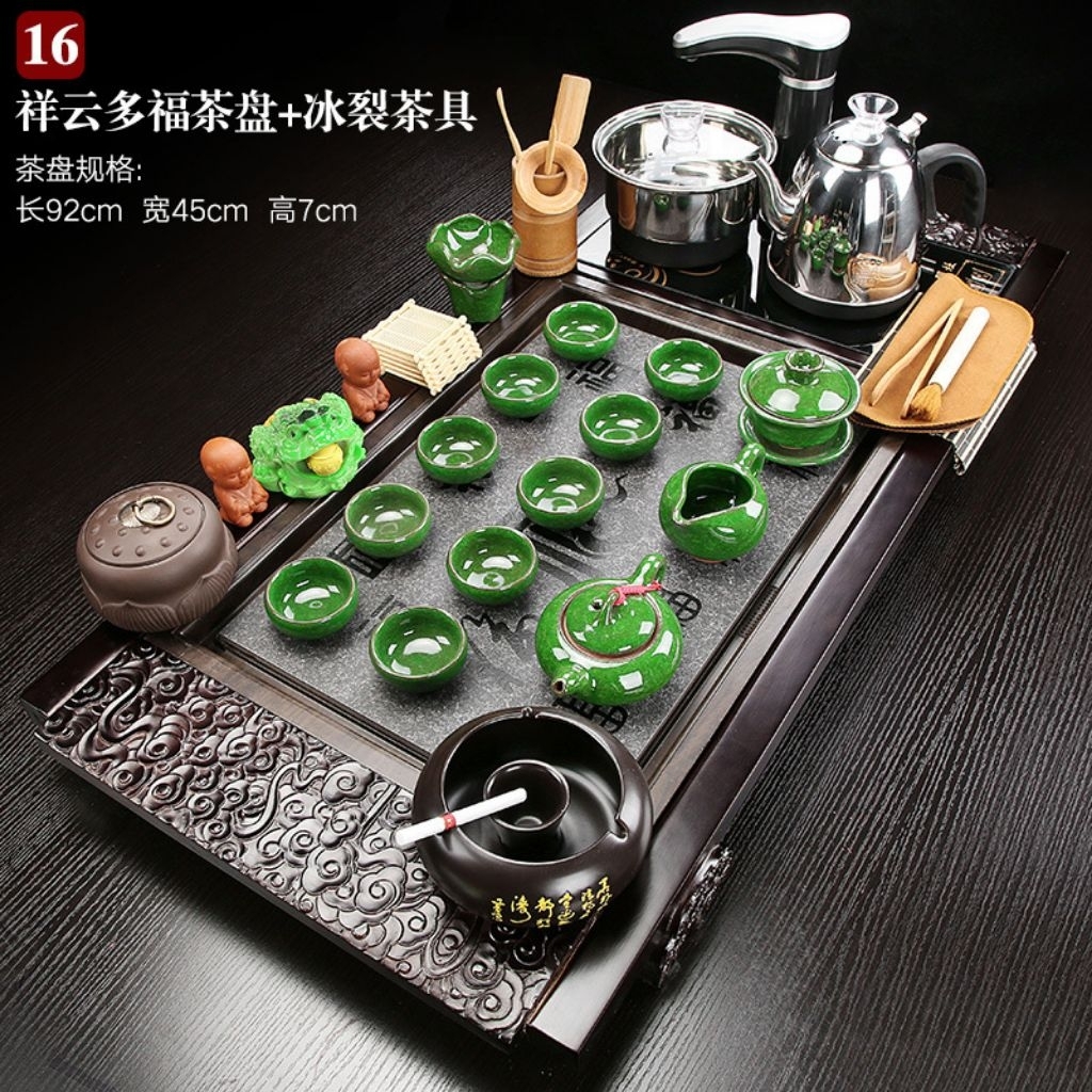 Chines Tea pot Set Full Set Elektrik Kungfu Tea Set Tradisionall Chinese Tea