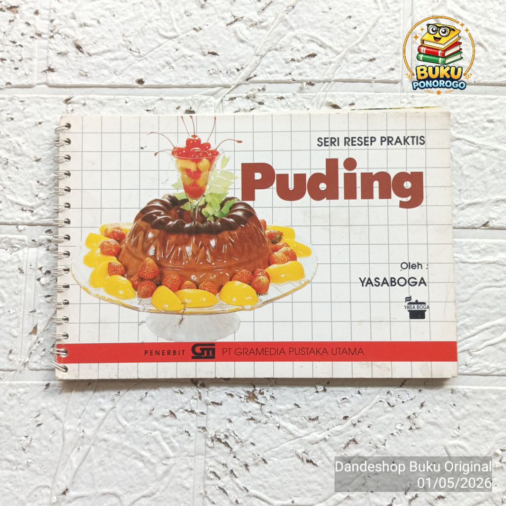 (BEKAS) Puding - Seri Resep Praktis oleh Yasaboga - Buku Resep Masakan Gramedia Preloved