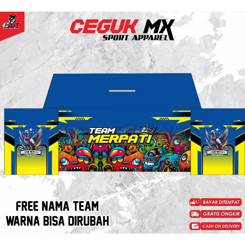 KERODONG MERPATI 08 FULL PRINTING CUSTOM
