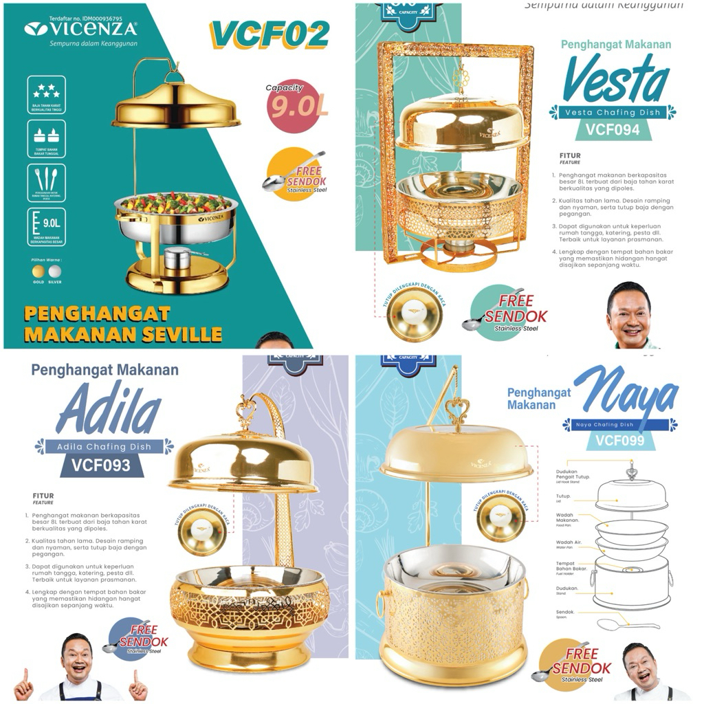 Prasmanan gold 9 Lt | Prasmanan Sultan Emas | Prasmanan kenduri Vicenza