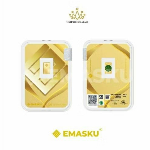 Logam mulia emasku  hartadinata abadi 0,5gram