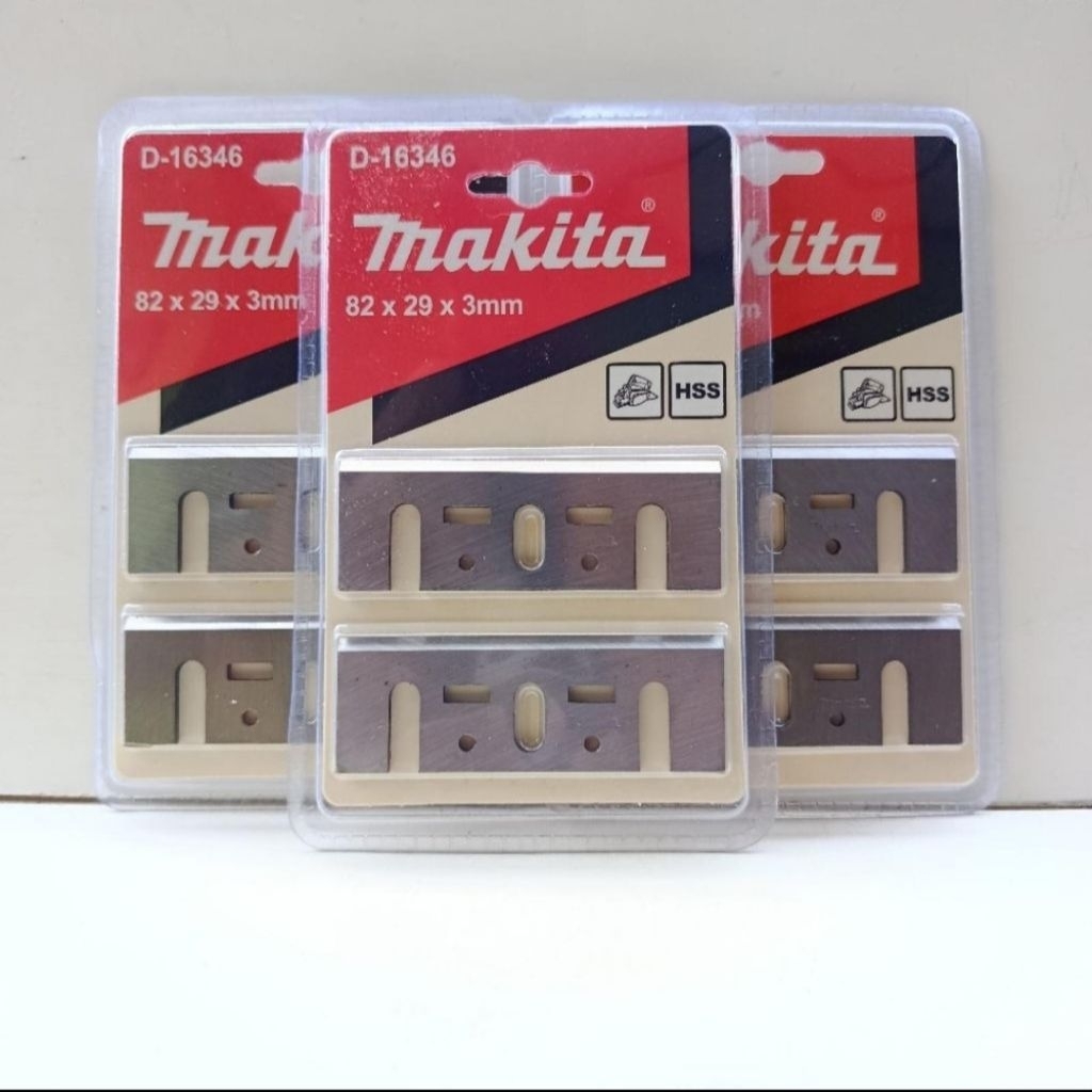 HSS Makita mata pisau serut kayu, ukuran 82 x 29 x 3 mm pisau ketam sugu Makita Original