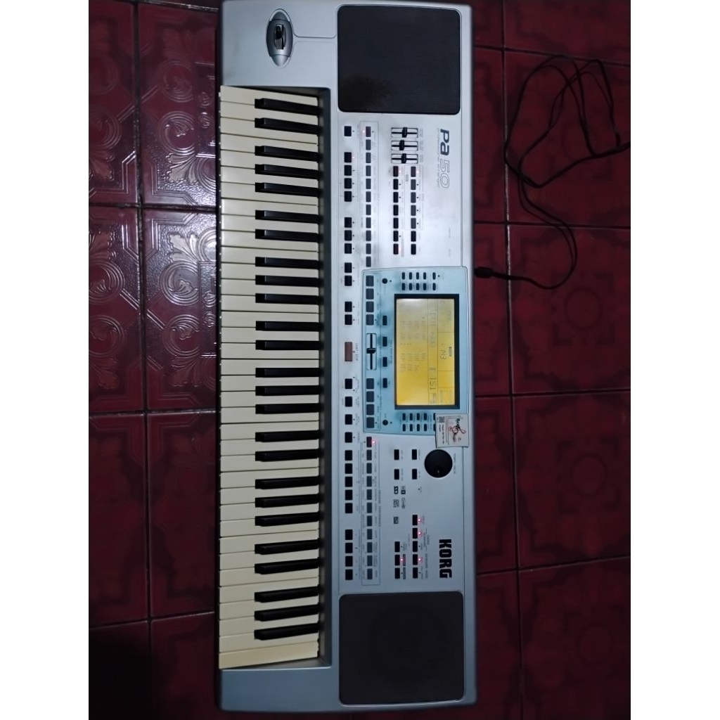 organ tunggal/ keyboard music/ piano digital/ KORG pa50 disket second