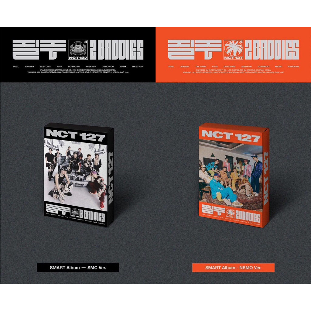 READY STOCK OFFICIAL NCT 127 2 BADDIES SMART ALBUM VER