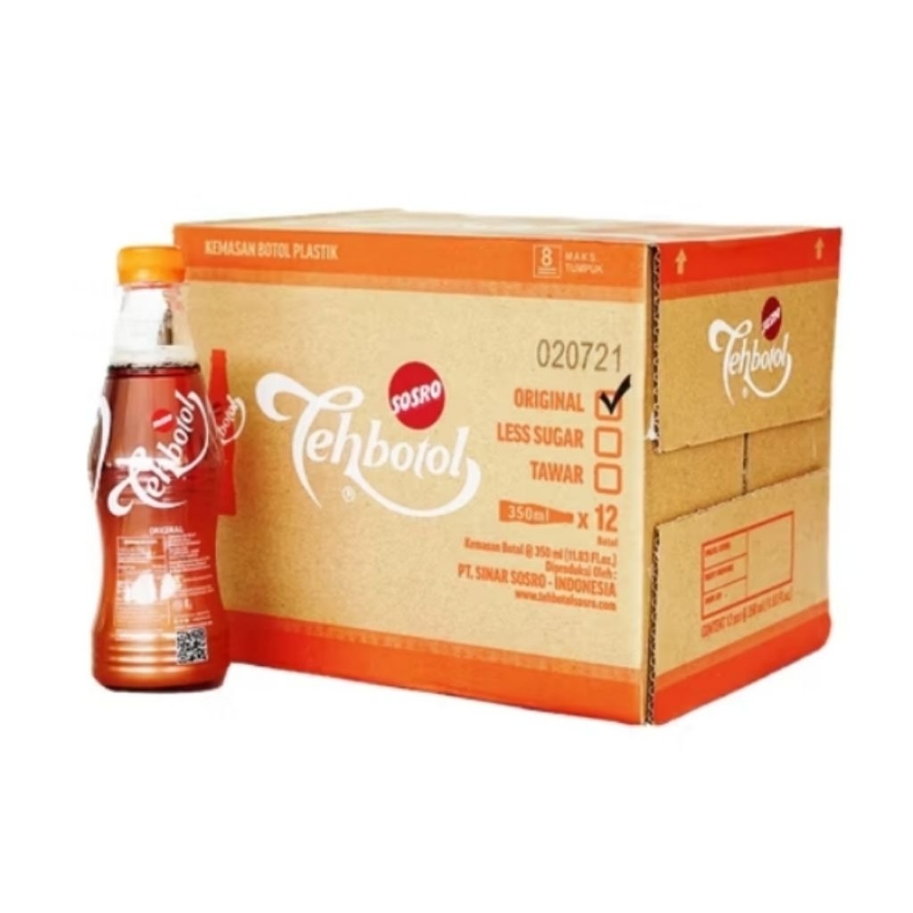 TEH BOTOL 350 ML ( 1 DUS ISI 12 BOTOL)