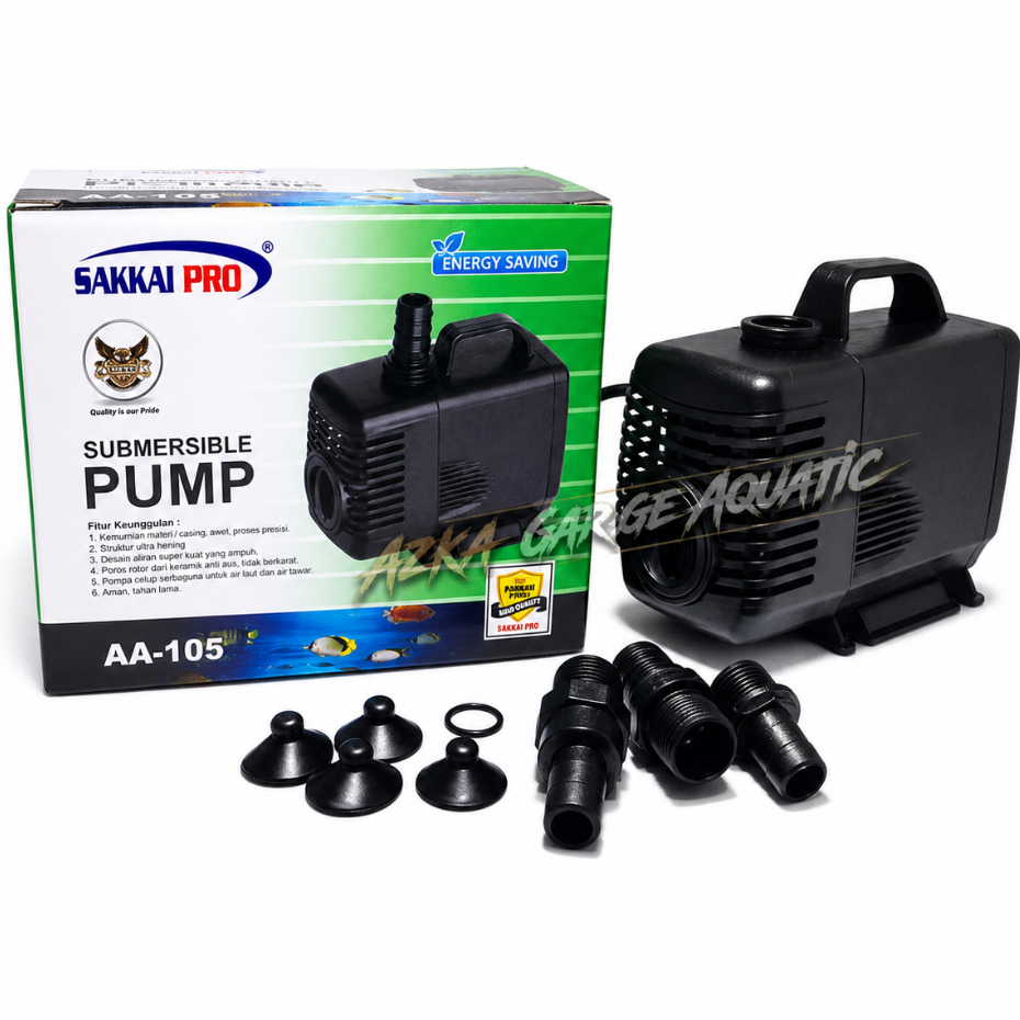 Sakkai Pro AA 105 Pompa Celup Submersible Aquarium Kolam