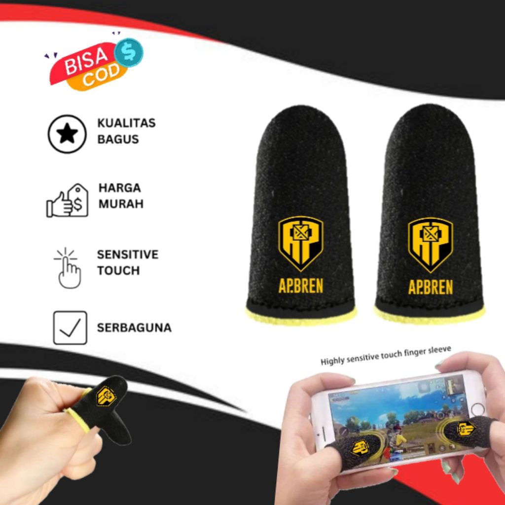 Sarung Jempol Finger Gaming AP.BREN Anti Keringat,