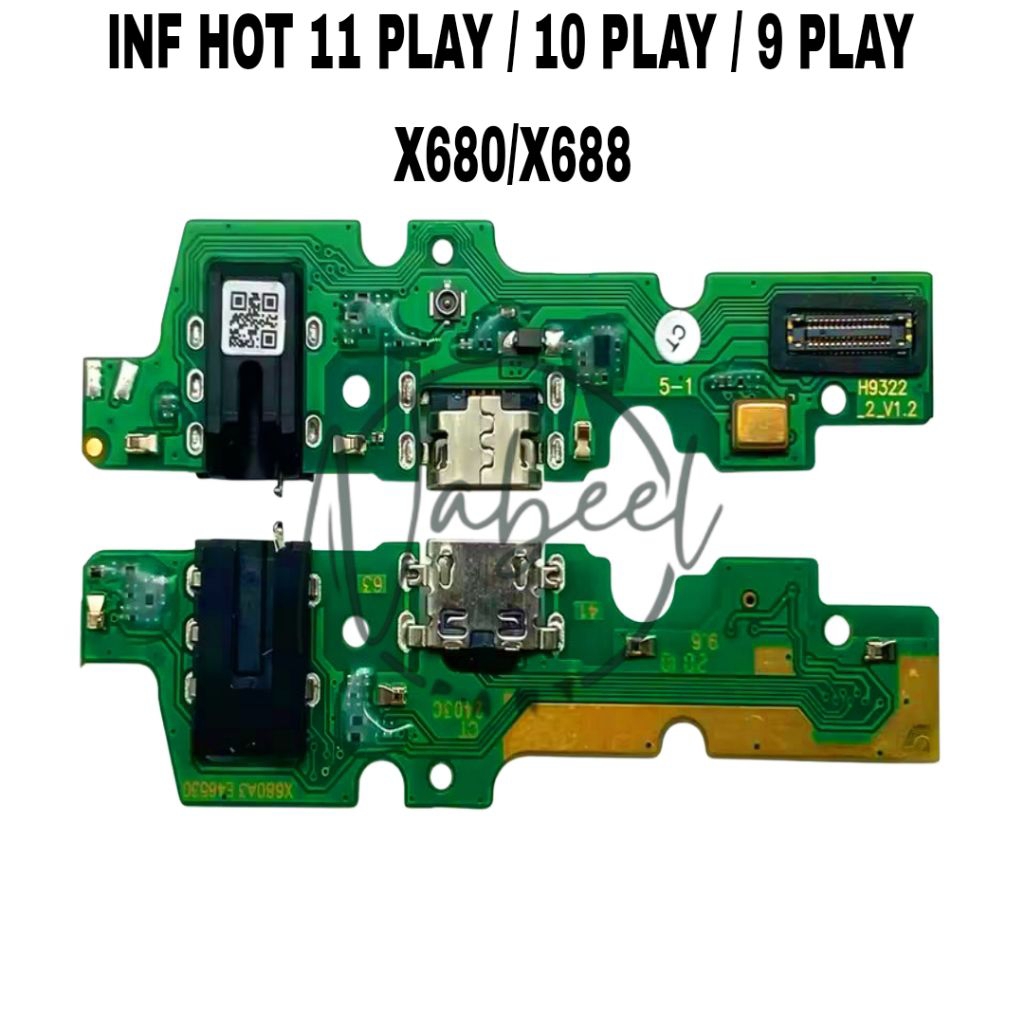 CONECTOR CAS / PCB CAS / PAPAN CAS HP INFINIX HOT 11 PLAY / HOT 9 PLAY / HOT 10 PLAY (X680/X688) ORI