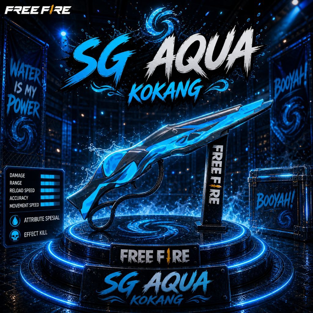 mainan tembakan anak laki sg AQUA kokang putar